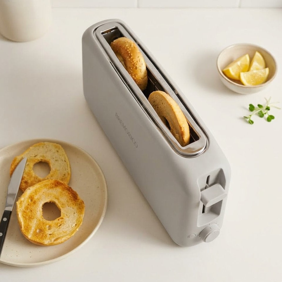 Havitera Slim Series: Ultra-Thin Toaster — Breakfast Aesthetics for Every Corner, Tailored for Small Kitchens.