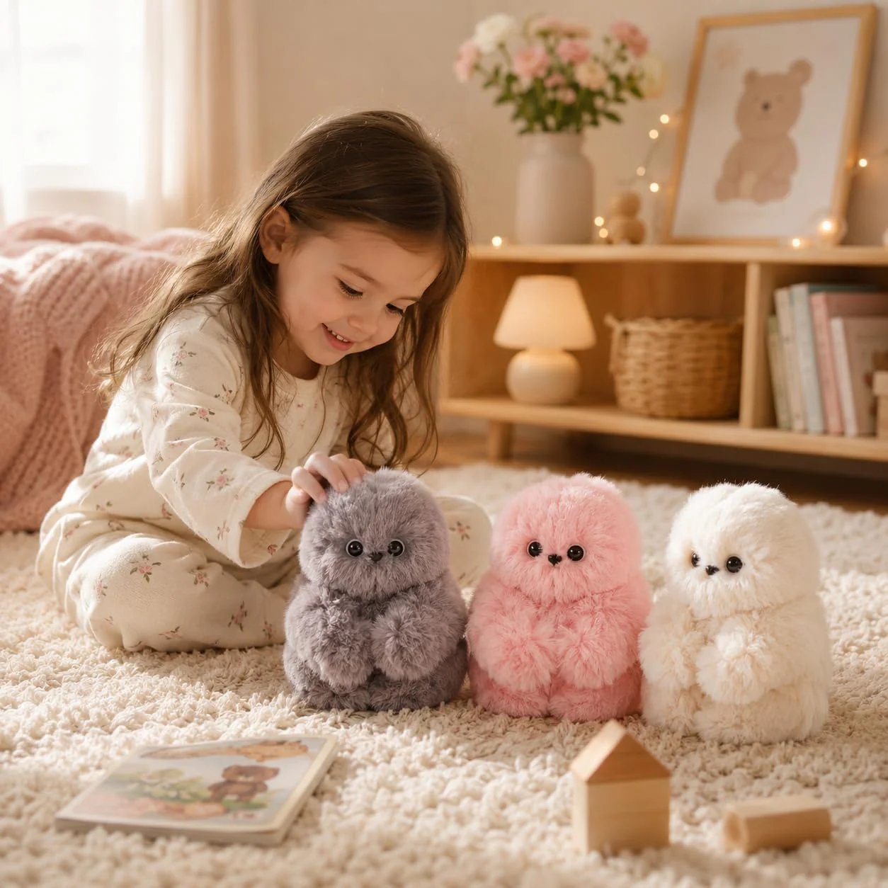 havitera®👀Cute AI shy Emotional companionship robot doll bag charm plush toy👜-It can sing, turn its head, and learn to speak🤖
