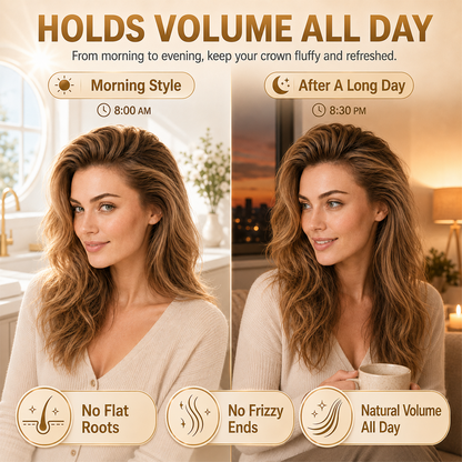 🎉48K+ Sold 💇 Wireless Heated Volumizing Root Lift Clip, Portable Travel Hair Styling Tool for Flat Fine Hair