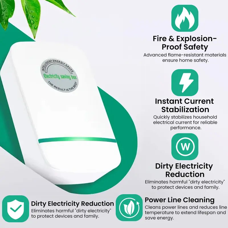 Slash Your Electricity Bill — BVJ®Intelligent Tech That Saves You Money Automatically - 2 Pack