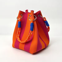 Rose red orange stripe
