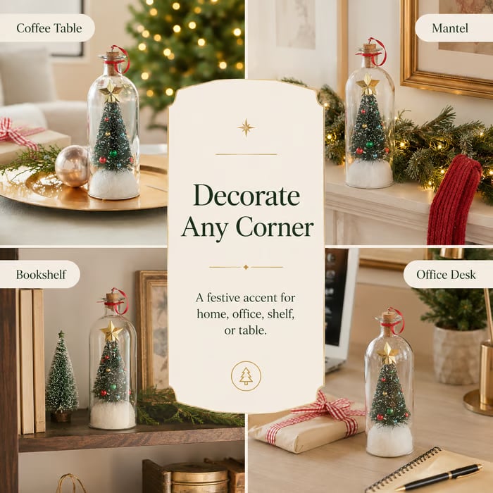 🎅🎄Christmas Sale -Recordable Christmas Tree Message In A Bottle