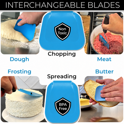 🔥Adjustable Angle Spatula – Turner & Flipper for Eggs, Pancakes, Burgers | Swappable Spatula Heads