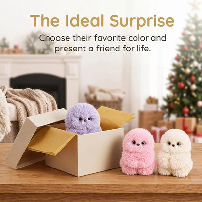 havitera®👀Cute AI shy Emotional companionship robot doll bag charm plush toy👜-It can sing, turn its head, and learn to speak🤖