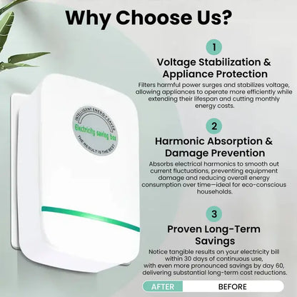Slash Your Electricity Bill — BVJ®Intelligent Tech That Saves You Money Automatically - 2 Pack
