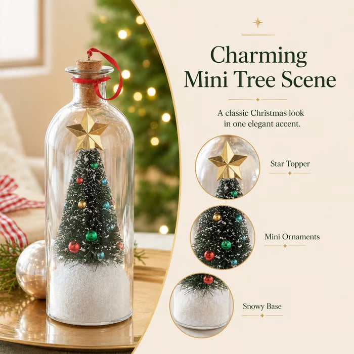 🎅🎄Christmas Sale -Recordable Christmas Tree Message In A Bottle