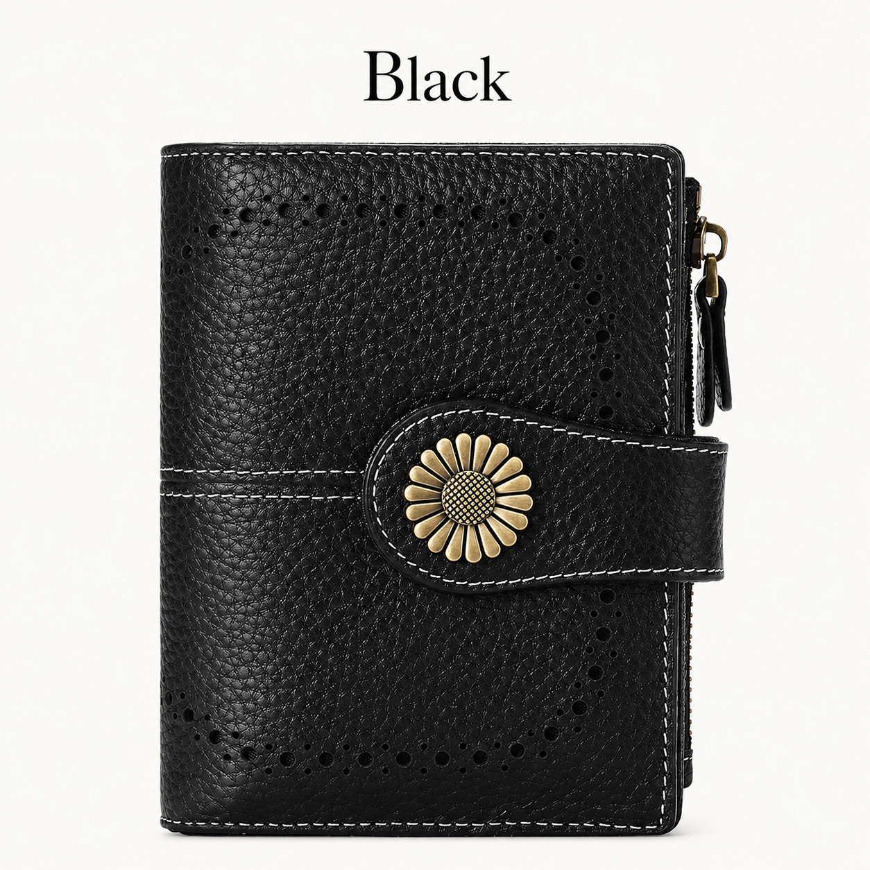 🎁 Almost Gone! ✨Women's Fashion Hollow Out Design Flower Decor Short Wallet