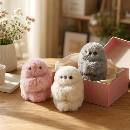 havitera®👀Cute AI shy Emotional companionship robot doll bag charm plush toy👜-It can sing, turn its head, and learn to speak🤖