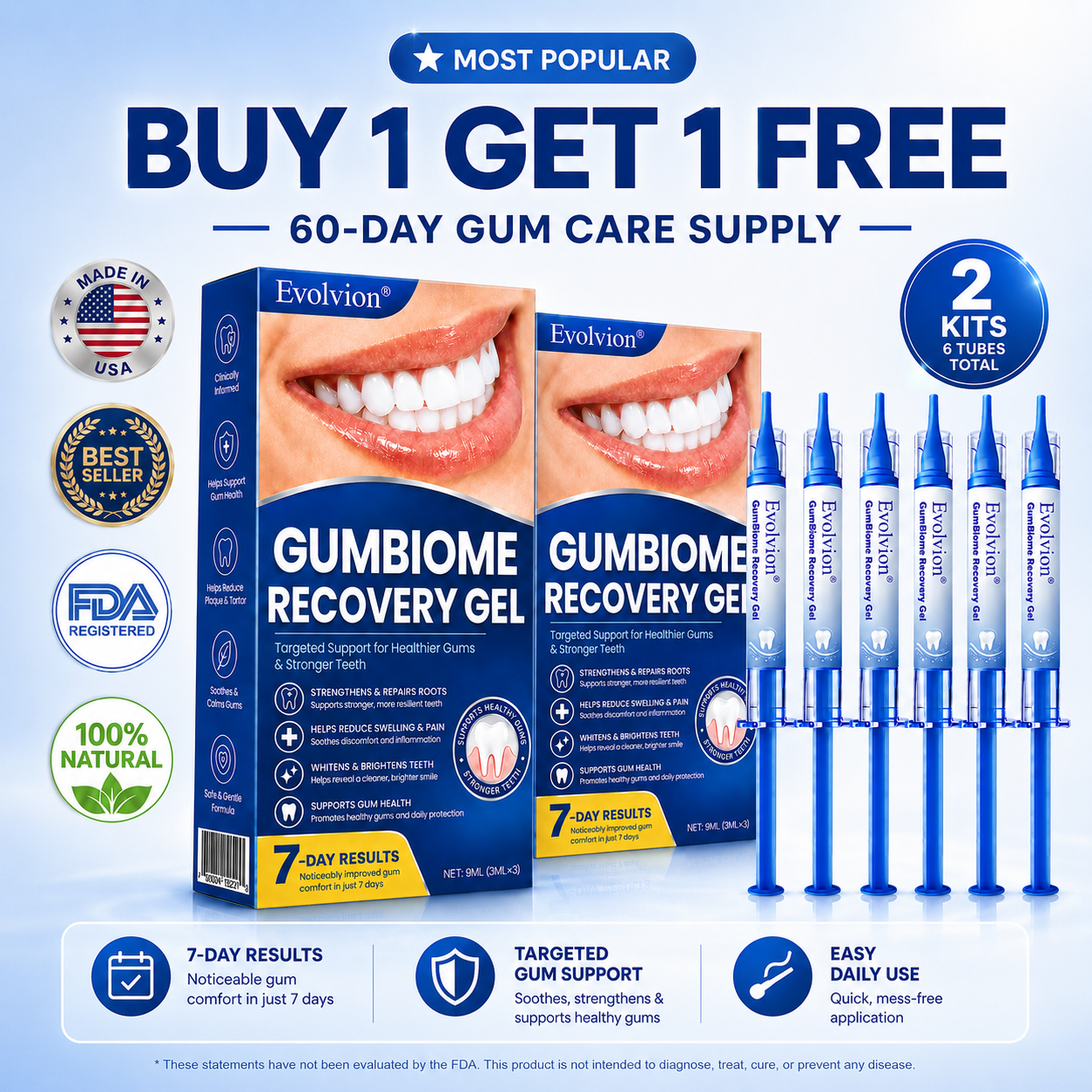 Buy 1 Get 1 Free — 60-Day Gum Care Supply