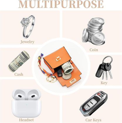 💥 Almost Gone! Cute Mini Bag Pendant for Car Keys & Purses 🌈 Top-Tier Leather. Don't Miss the Season’s Best Seller! 🏆