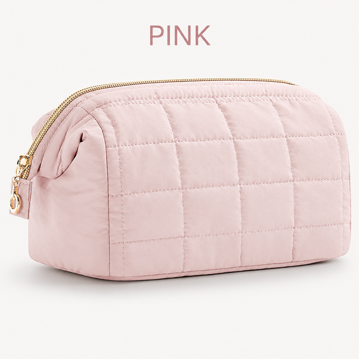 👜Puffy Padded Travel Cosmetic Organizer for Women, Wide-Open Makeup Case for Toiletries, Accessories, and Brushes