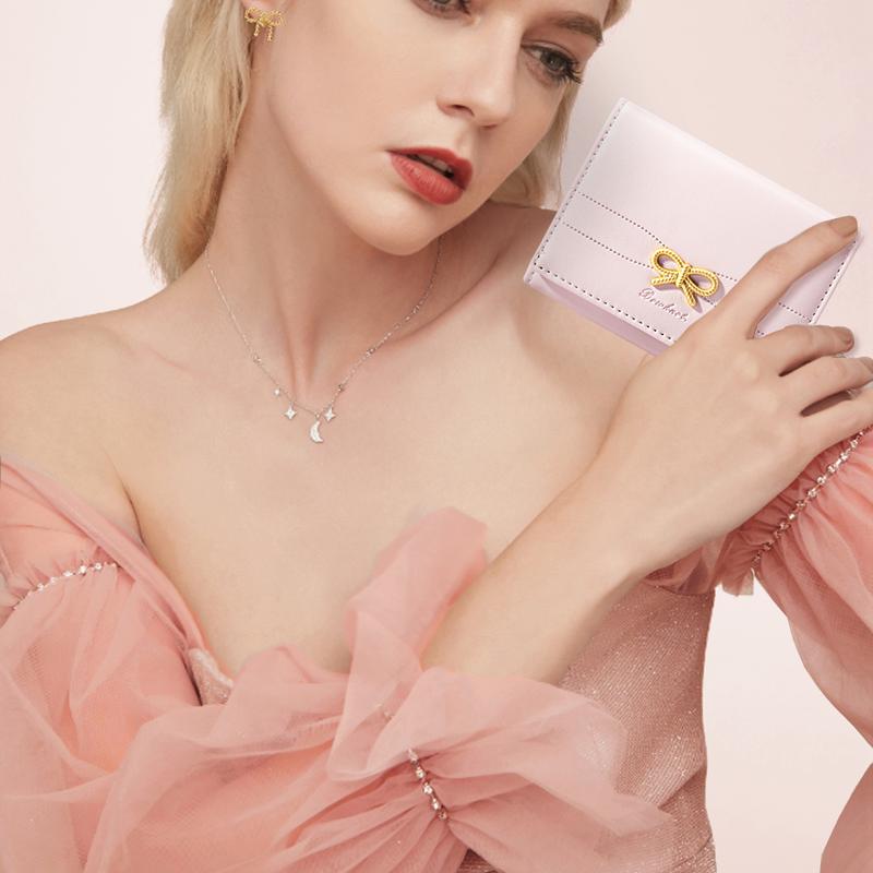 👛Cute Coquette Bow Wallet Small Compact Wallet