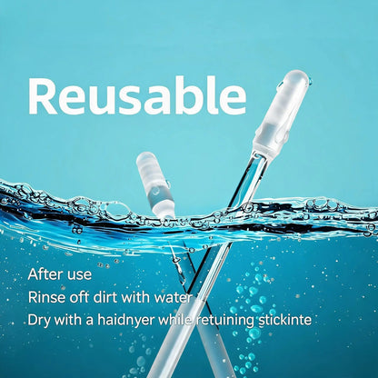 Sticky Ear Cleaning Stick, Reusable Sticky Ear Cleaner Picks (1 Set/24 PCS)