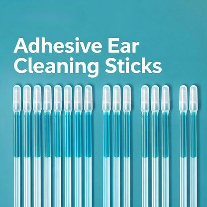 Sticky Ear Cleaning Stick, Reusable Sticky Ear Cleaner Picks (1 Set/24 PCS)
