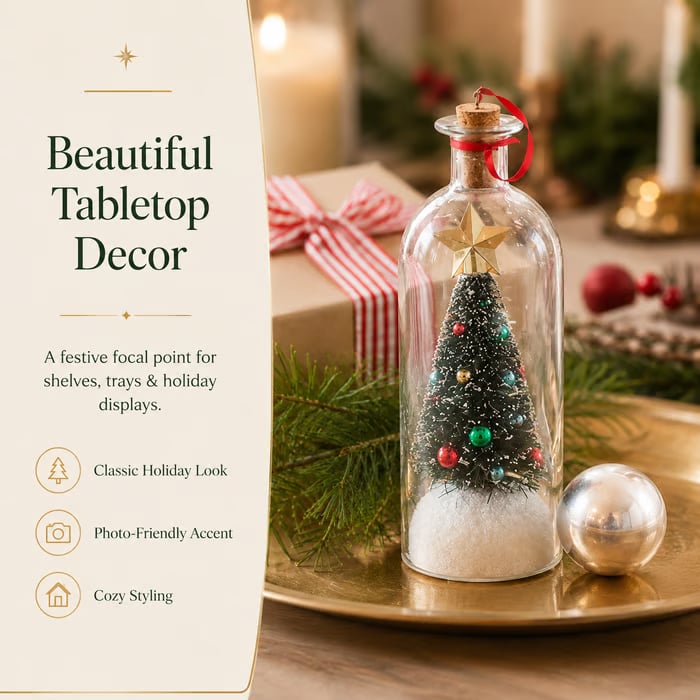 🎅🎄Christmas Sale -Recordable Christmas Tree Message In A Bottle