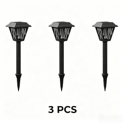 💡✨Outdoor Solar Powered Mosquito Killer Lamp-Stake or Stand Use. Protect Your Yard Day & Night! 🔋